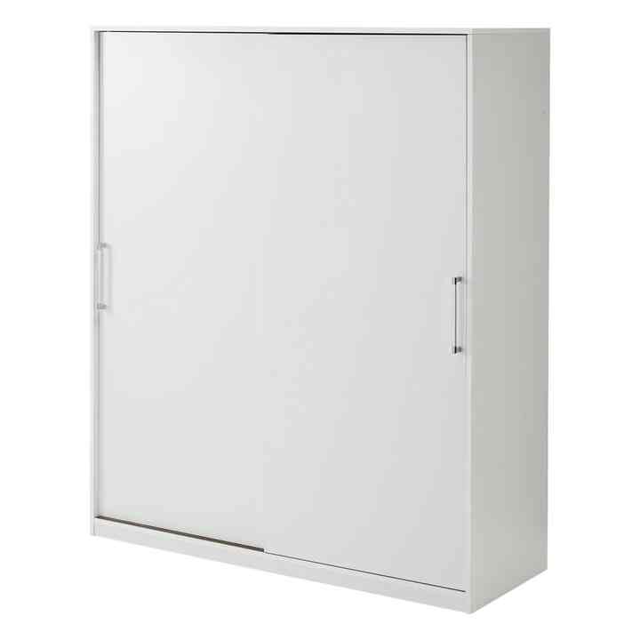 隠しキャスター付き間仕切りワードローブ 幅150cm［2色］