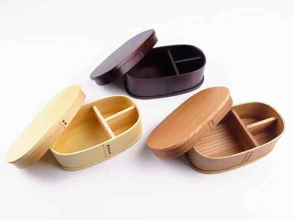 曲げわっぱ 小判(中)弁当 500cc