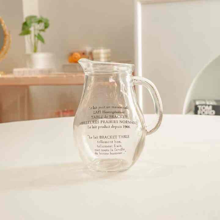 Novelty Letter Glass Mug
