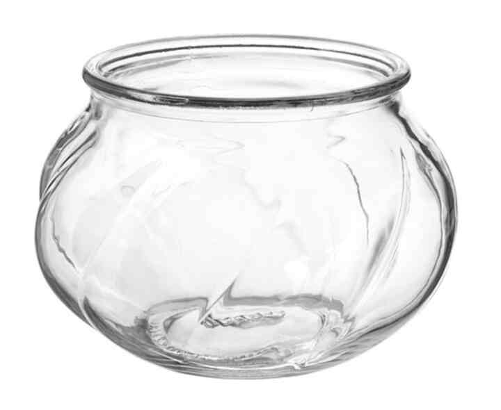 VILJESTARK, Vas, kaca bening, 8 cm