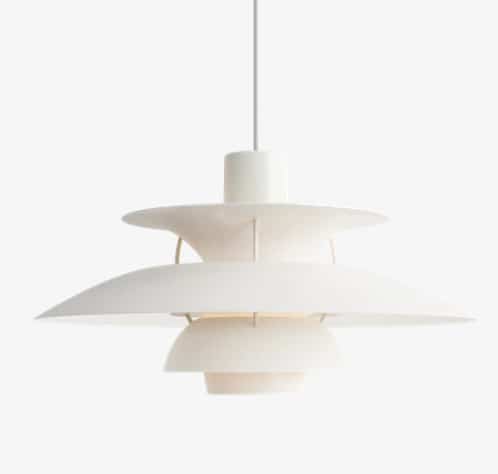 Pendant Lamp PH5, Monochrome White