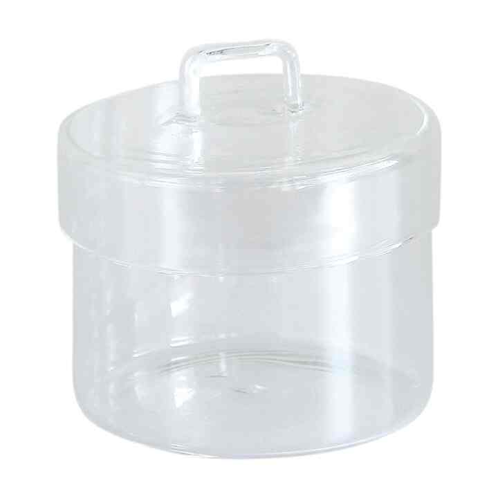LABO GLASS ふた付きガラスキャニスター クリア