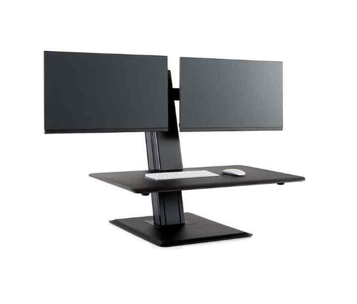 Humanscale ® Dual Monitor Quickstand Eco Standing Desk Converter (2 colors)