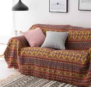 Cover Blanket Vintage Bohemian Woven Tenun