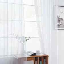 SpaceDresser Basic Rod Pocket Sheer Voile Window Curtain (Multiple options)