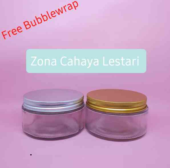 BOTOL TOPLES JAR KACA 250 ML