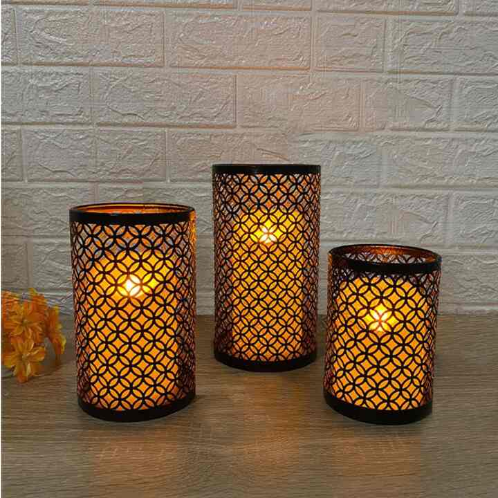 Tempat Lilin Dekorasi Moroccon