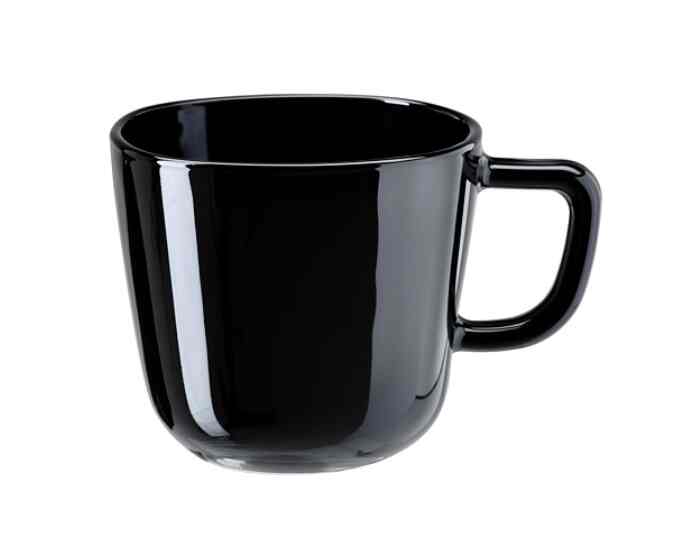BACKIG, Mug, hitam, 37 cl