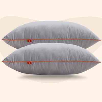 (2 pcs) Domi Bantal Orenji 50x70 Grey