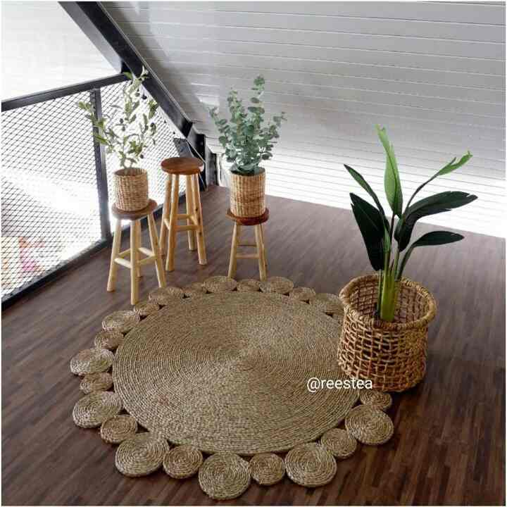 100cm Karpet Anyam Mendong