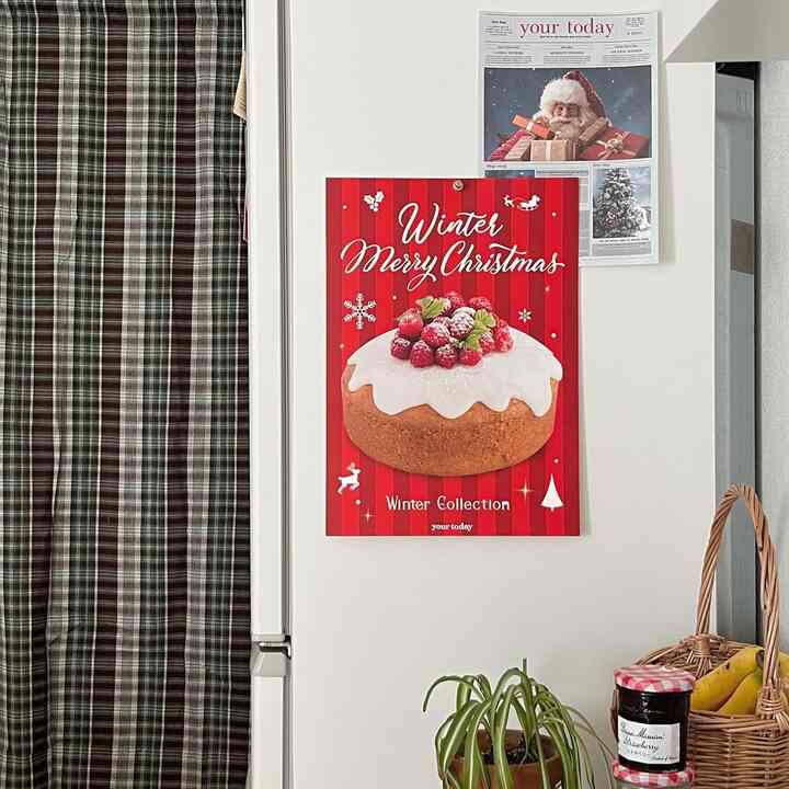 クリスマスポスター
キッチンバージョン🎂❤️💚


#クリスマスポスター
#クリスマスインテリア
#韓国インテリア
#ホワイトウッドインテリア 
