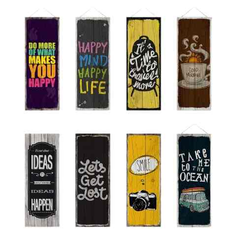 Poster Kayu 15 x 40cm