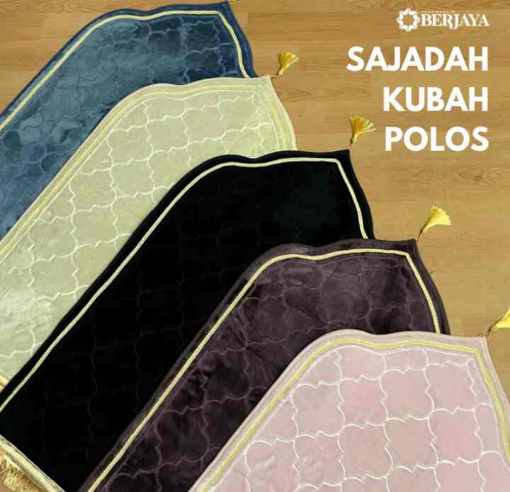 Sajadah Kubah Polos Turki Tebal