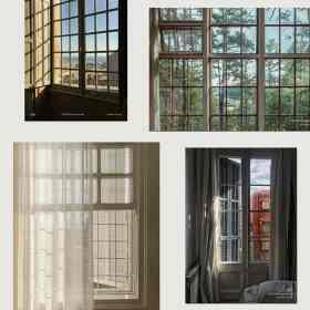 窓辺 風景 ポスター A2