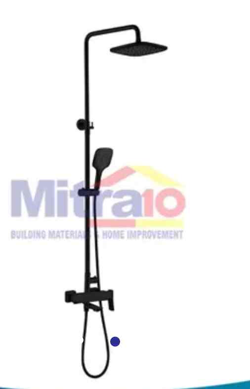 Ceramax Set Shower Tiang Column Hitam Basel 660011MB