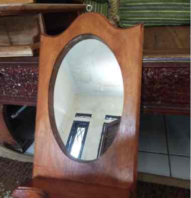 Cermin Kayu Dinding Minimalis