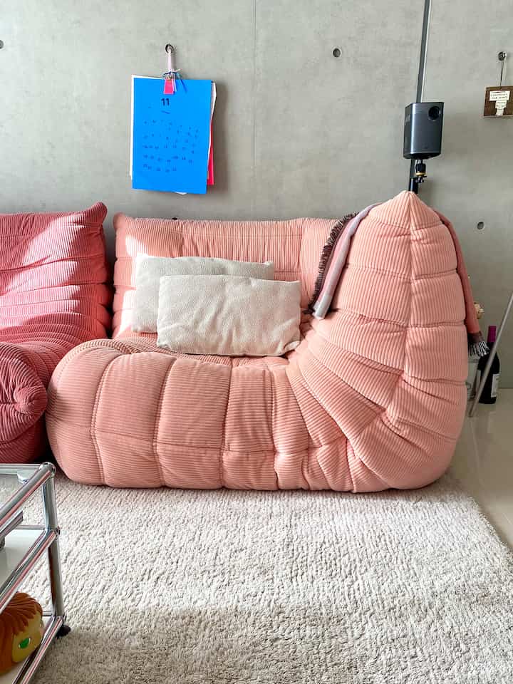 gummy girl in the corner

#Yoshitomo Nara #yoshitomonara #ligneroset #ソファ #リビングルームのインテリア #カーペット #ラグ