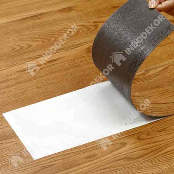 Lantai Kayu Vinyl Sticker 2mm RONA