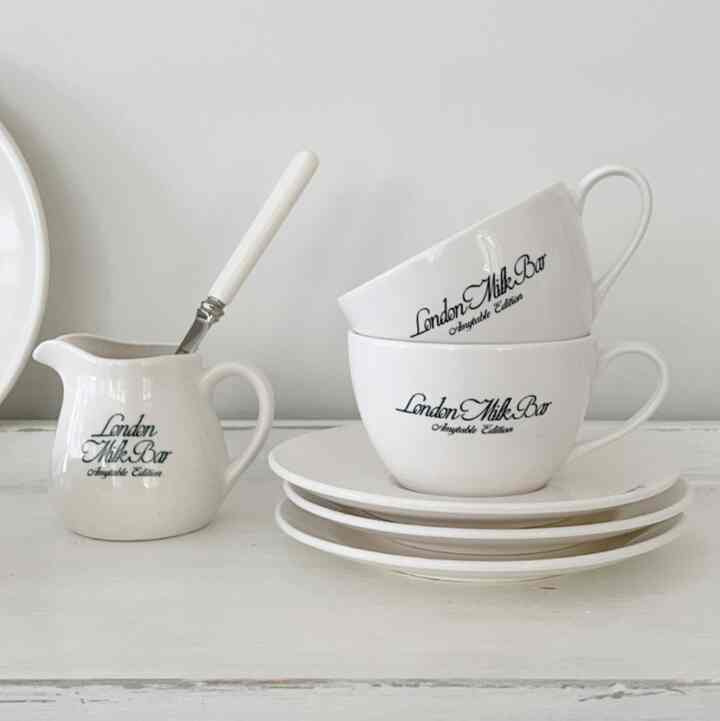 london milk bar cup&saucer set
