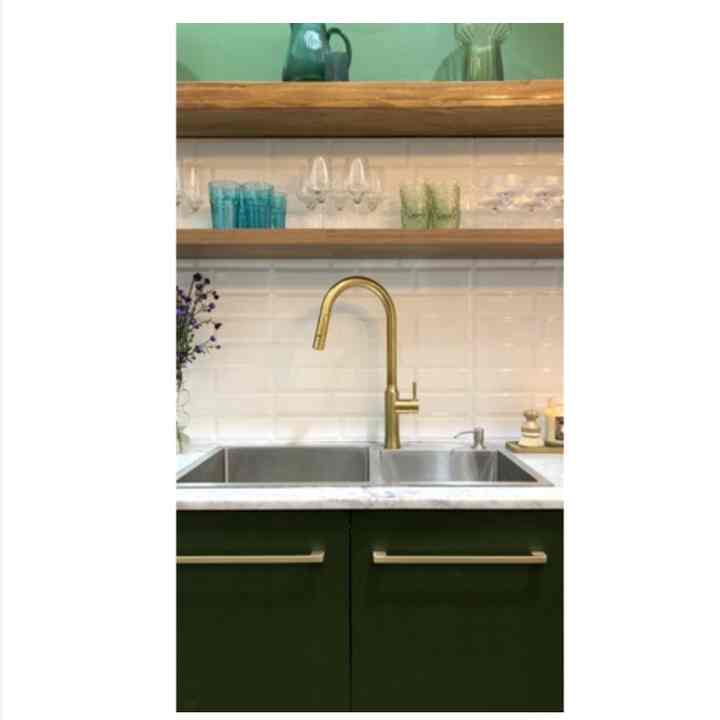 Kitchen Sink Kran Angsa - SUS 304 , Gold
