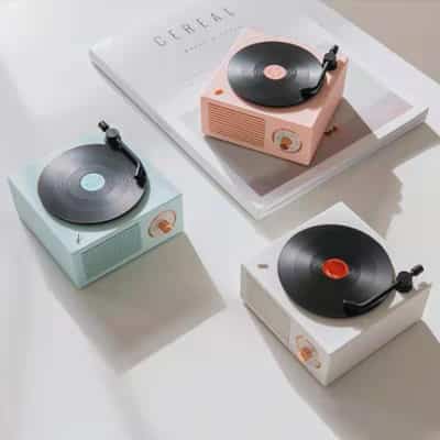 Vinyl speaker bluetooth