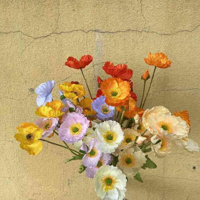 BUNGA POPPY ARTIFICIAL