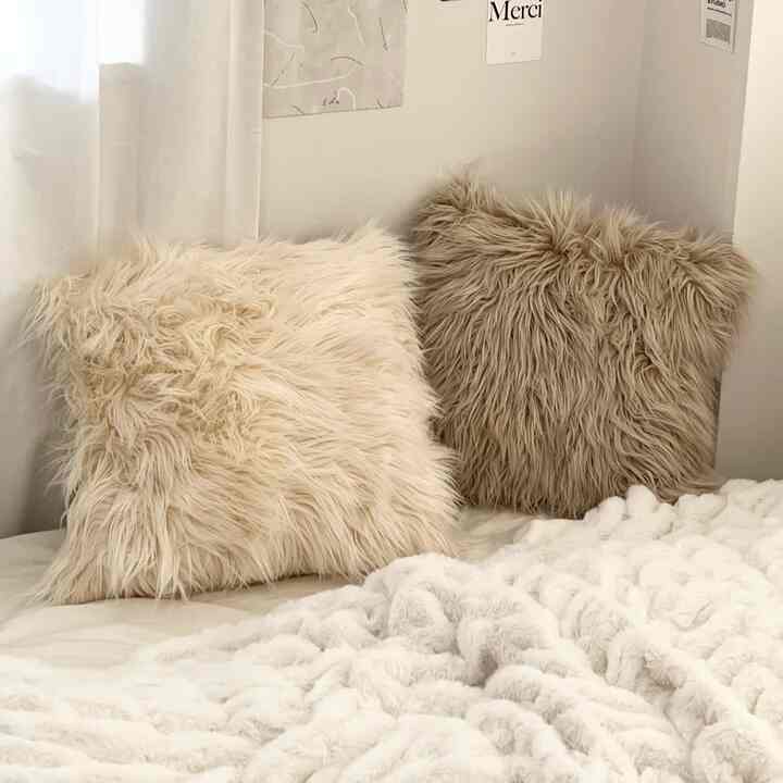 ロングファークッションカバー