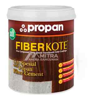 PROPAN FIBERKOTE CAT PAPAN SEMEN WARNA KAYU