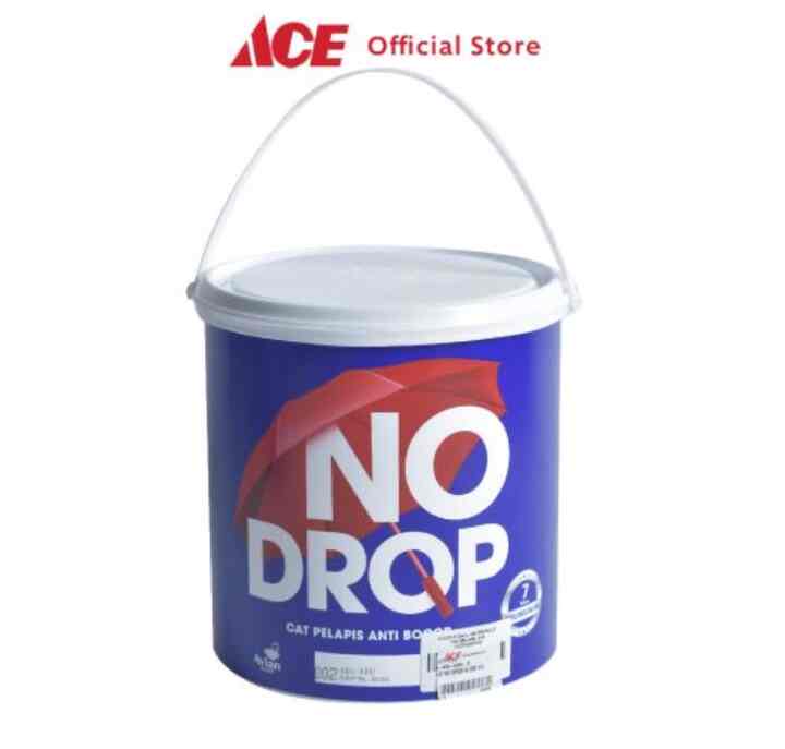 4 kg Cat Dinding Waterproof - Abu-Abu Paint Waterproof