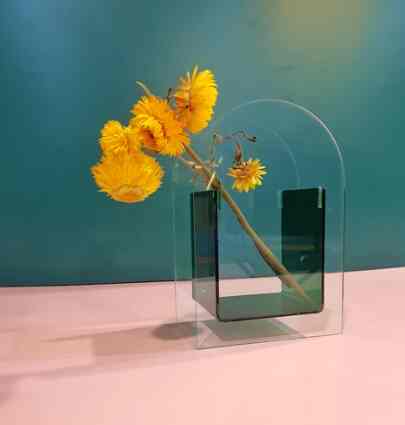 ALBA - Vas bunga dekorasi / akuarium soliter - Orange