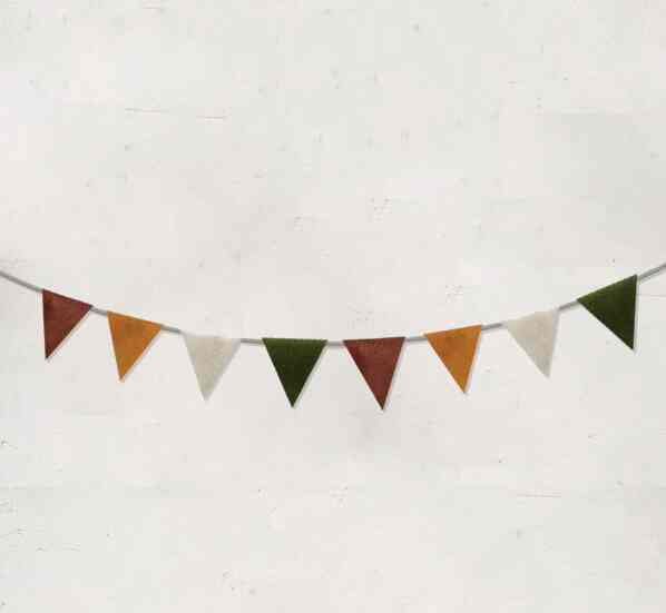 Wall decoration bendera gantung