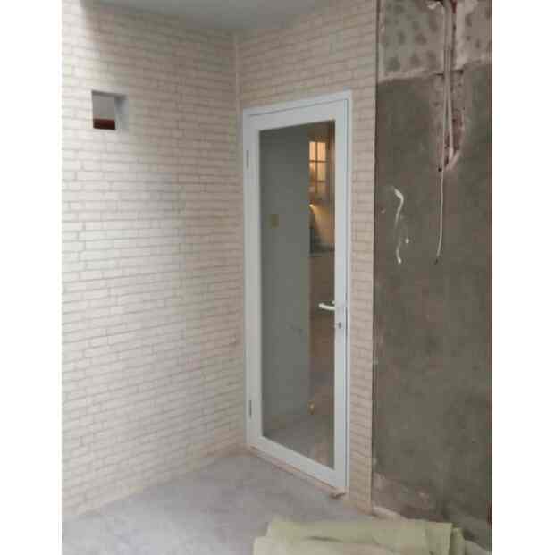 pintu alumunium/kaca polos 70x190/80x190