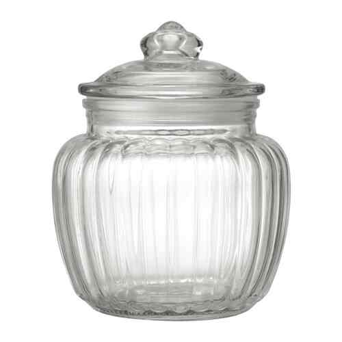 KAPPROCK Stoples dengan penutup, kaca bening, 0.6 l