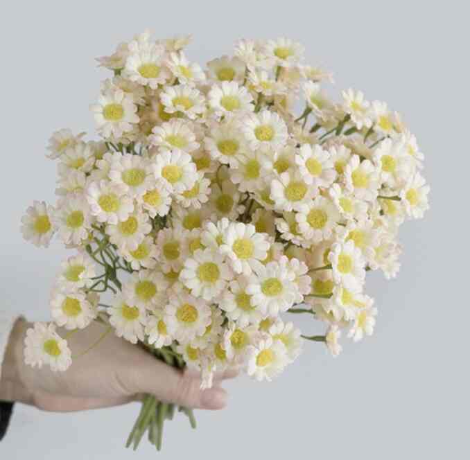 Bunga Daisy Artificial - white