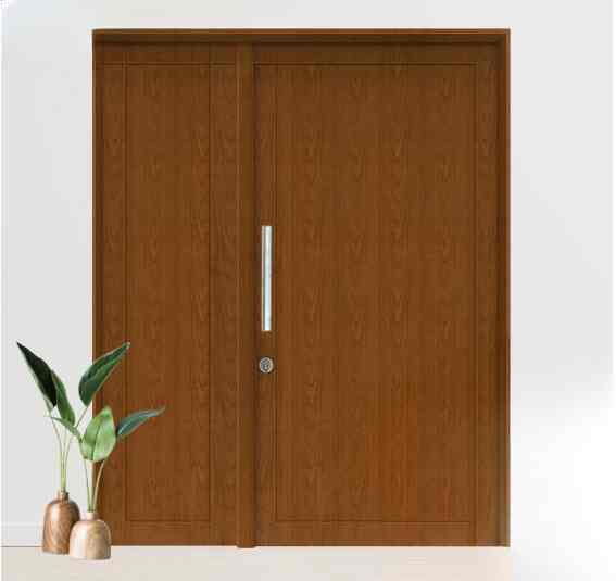 Pintu Aluminium Motif Kayu