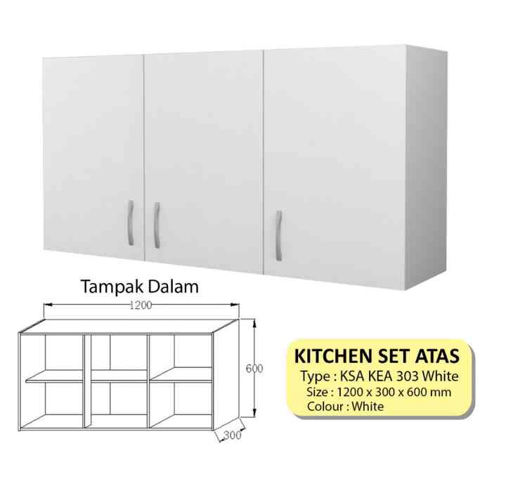 KITCHEN SET ATAS MODERN MINIMALIS LEMARI DAPUR RAK GANTUNG KABINET DAPUR