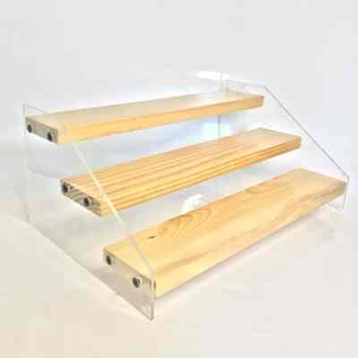 Rak akrilik 3 tingkat