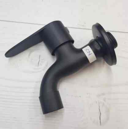 Kran Tembok dinding stainles hitam