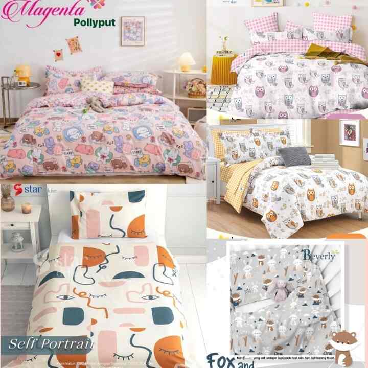 Sprei Katun Motif Karakter
