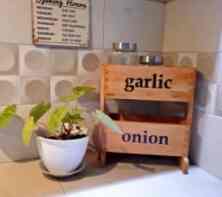 Rak bawang garlic onion