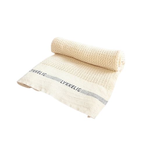 Barker Textile コットンブランケット LYKKELIG