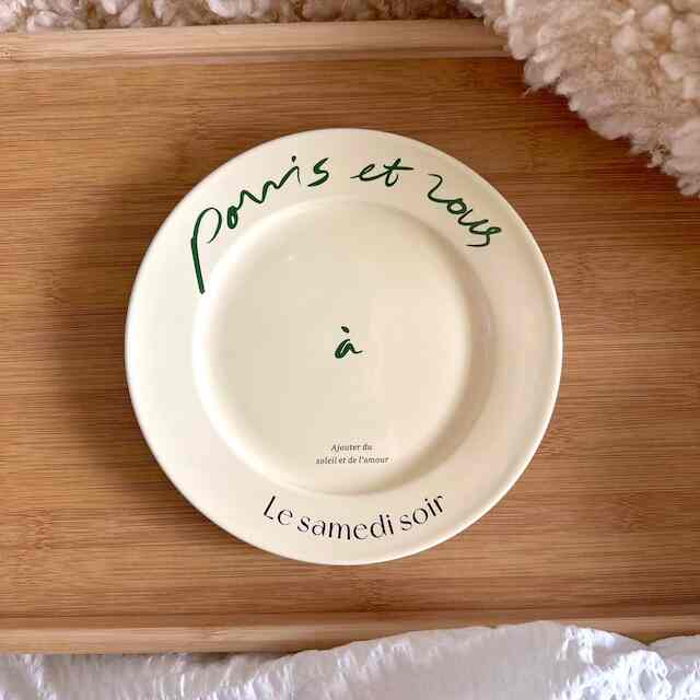 Paris et vous プレート