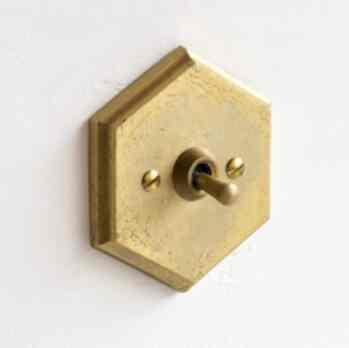 スイッチプレート　六角