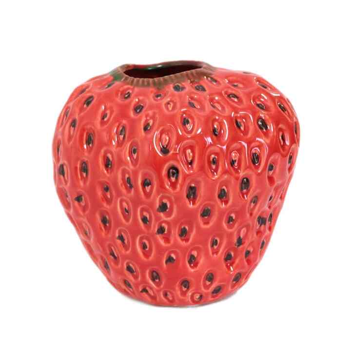 ストロベリーフラワーベース Mサイズ［3色］