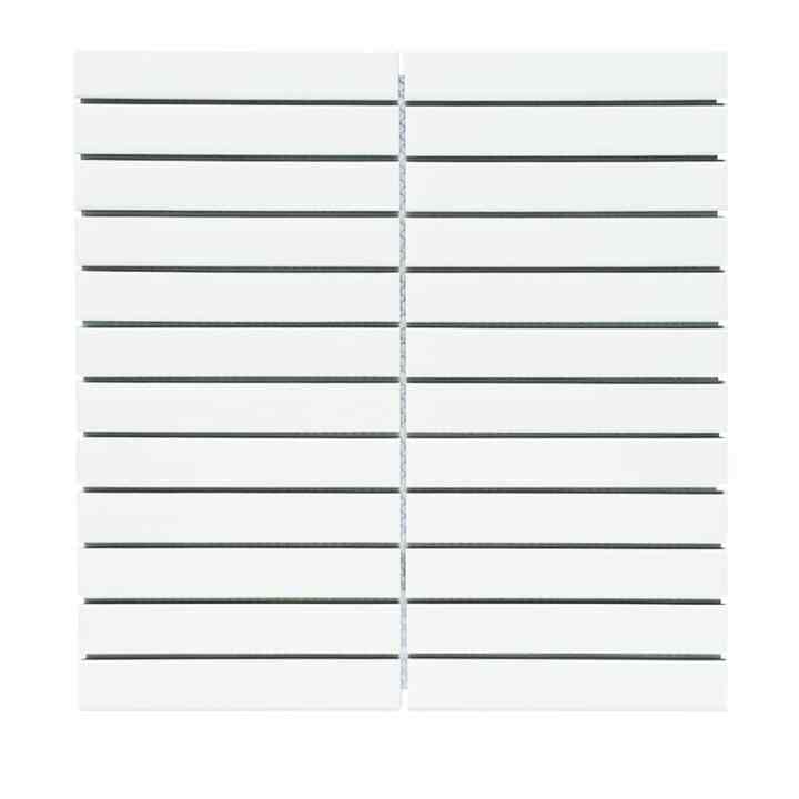 Mossaic Mozza Tile Plaza Glossy White