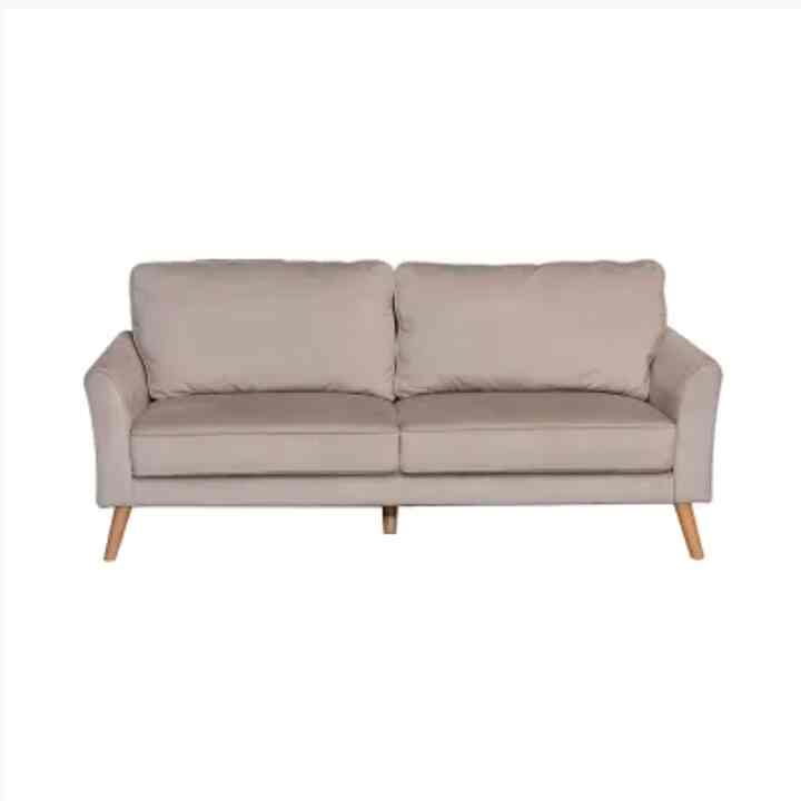 Alden Sofa Fabric 3 Dudukan - Krem