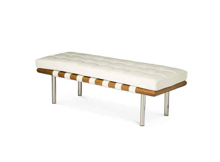 Barcelona Cross Metal Bench