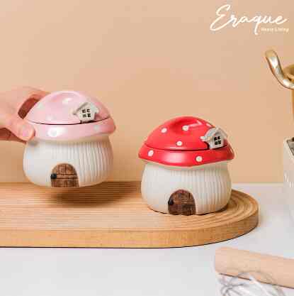Mushroom Seasoning Jar / Tempat Bumbu Dapur
