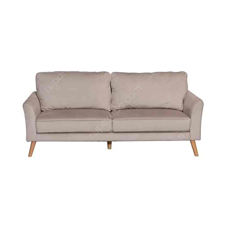 Nordia Alden Sofa Fabric 3 Dudukan - Krem