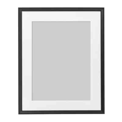 KNOPPÄNG, Frame, black, 40x50 cm